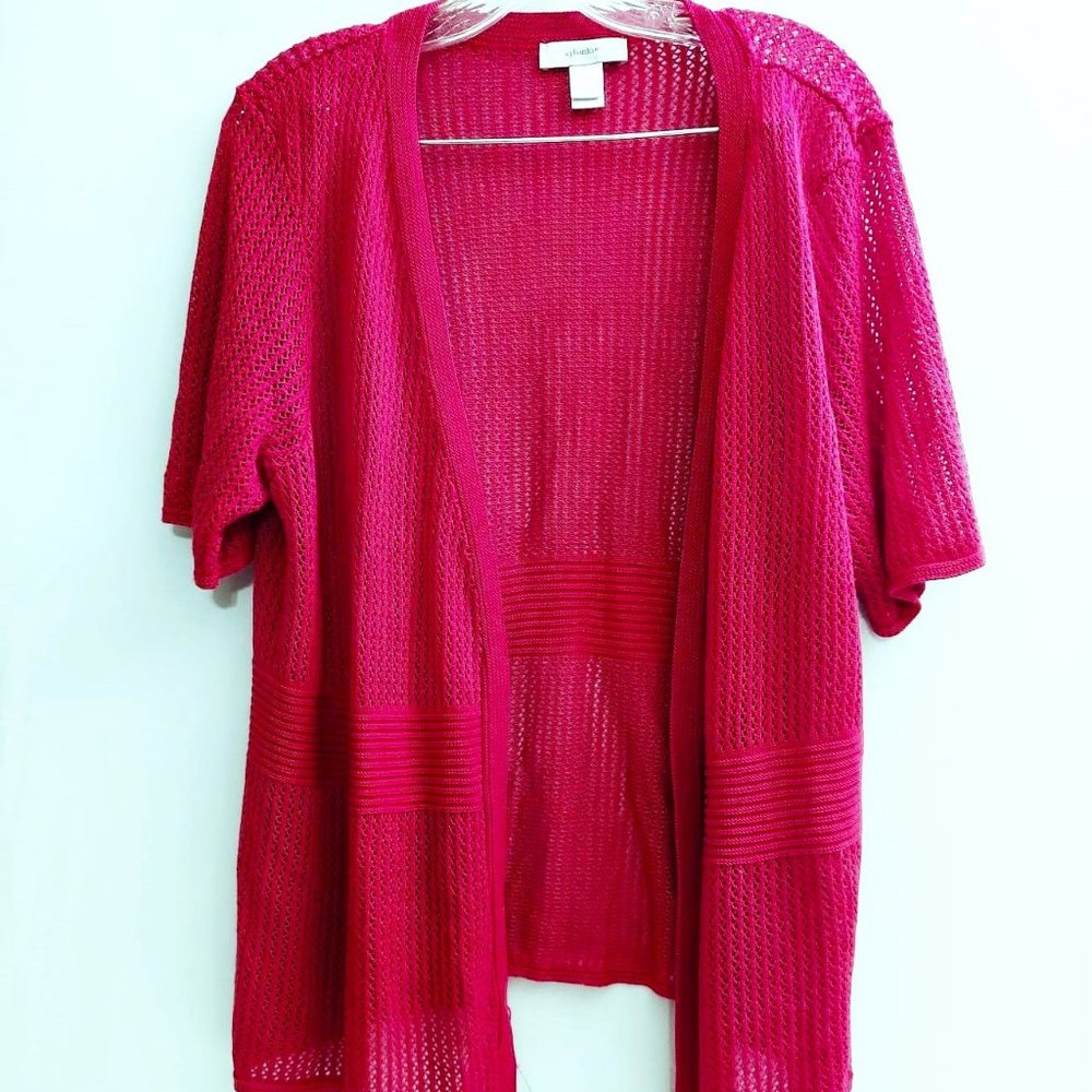 CJ Banks Short Sleeve Sweater